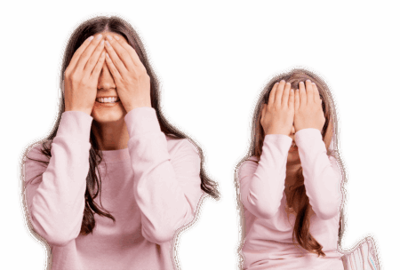a-small-girl-and-her-mother-in-a-studio-hands-on-KYVWE8Q